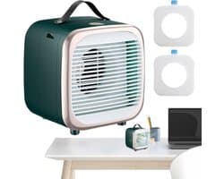 Ventilator Bureau - Persoonlijke Koeler - Comfortabele Luchtstroom - Stille Werking - 17 cm Hoog - Wit