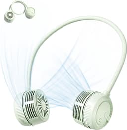 Nekventilator (knopmodel) - 64×64×48 mm - Slanglengte 42 cm - Flexibel en opvouwbaar - Handsfree ventilator zonder bladen - 3 windsnelheden - Stil en lichtgewicht - Geschikt voor reizen, sporten, kantoor en buitenactiviteiten - Milieuvriendelijk — thumbnail 1