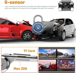 Auto Dashcam - Mini-camera - 170° Groothoek - Nachtzicht - Voor Auto's — thumbnail 4