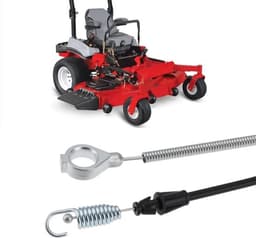 Tractie Controle Kabel 54" - Compatibel met Exmark/Toro - Roestvrij/Stijve Staalkabel - OEM 137-4758 - Voor Maaier - Soepele Installatie - Maaikabel — thumbnail 3