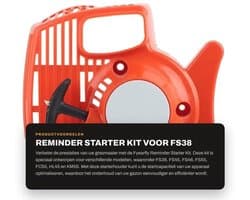 Starter Kit - Starter Houder - Geschikt voor FS38/FS45/FS46/FS55/FC55/HL45/KM55 - Plastic - Afmetingen 20 x 15,5 cm - Inclusief 1 x Recoil Starter - Startmotor