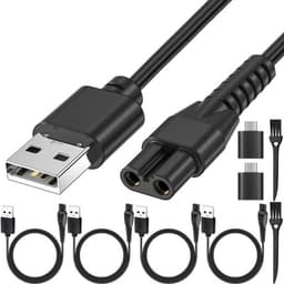 USB-oplaadkabel voor MANSCAPED-grasmaaier - 4 stuks — thumbnail 1