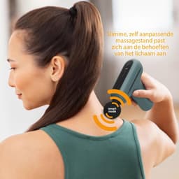 Mini Massagepistool - Spier Stimulator - Spierherstel Ontspanning - Slimme Modus - 126 cm - Zwart — thumbnail 4