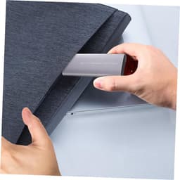 Externe Harde Schijf - Draagbare Opslag - Grote Bestanden Opslaan - Aluminium Legering Behuizing - 3 Stuks - Grijs — thumbnail 3