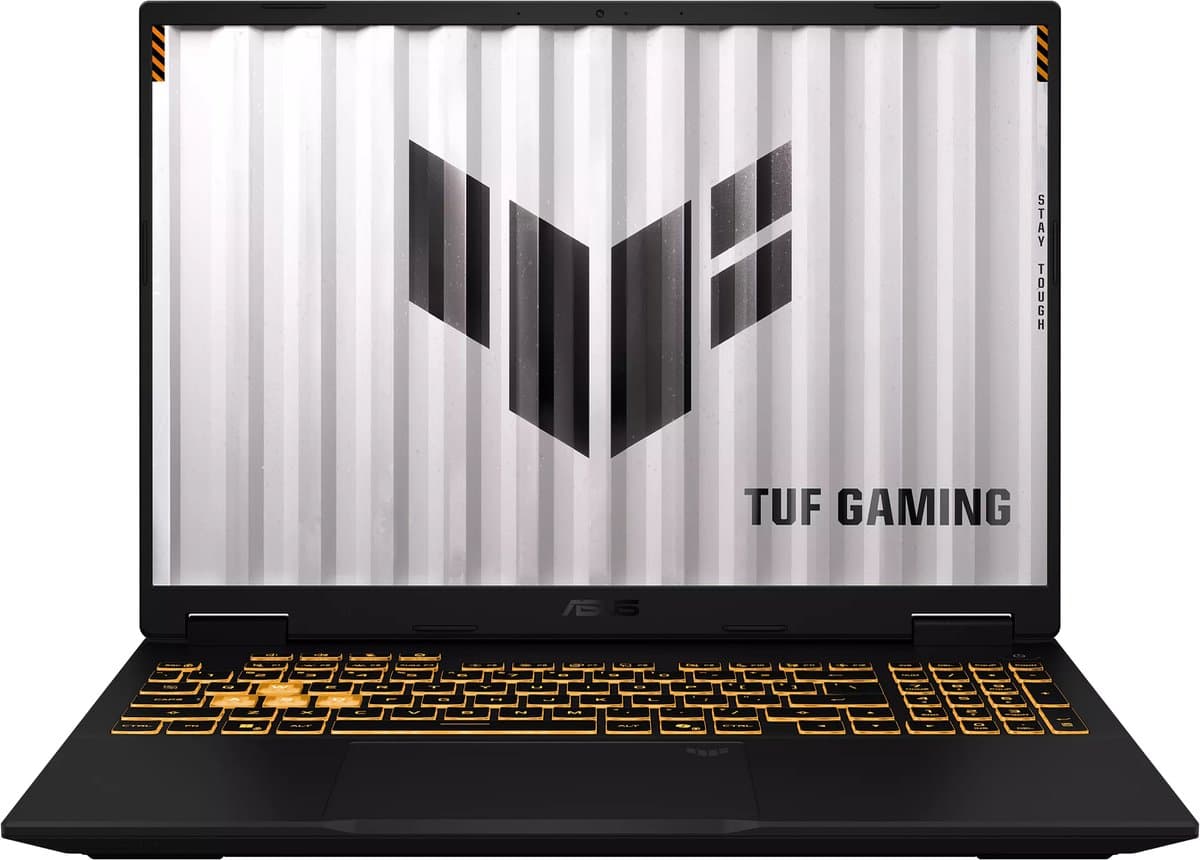 ASUS TUF Gaming FX610JH-TU007W Intel® Core™ i5 i5-14450HX Laptop 40,6 cm (16") Full HD+ 16 GB DDR5-SDRAM 512 GB SSD NVIDIA GeForce RTX 5050 Wi-Fi 6 (802.11ax) Windows 11 Home Nederlands Zwart — afbeelding 1