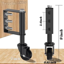 Omgoods - 5 cm Poortroller met Schokabsorberende Rubberbanden — thumbnail 5