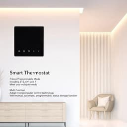 Slimme Thermostaat - Programmeerbare Thermostaat - Energie Besparen - Anti-interferentie - 90-240V - Wit — thumbnail 3