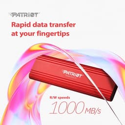 Externe SSD - Draagbare Opslag - Bestanden Overzetten - USB 3.2 Gen 2 - 512 GB - Rood — thumbnail 3