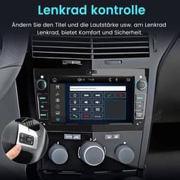 Cestovet Linux Autoradio - Geschikt Voor Opel Astra H Corsa C & D Agila Combo Antara Vectra Zafira Meriva Vivaro Tigra, Draadloze CarPlay Android auto - FM RDS USB — thumbnail 2