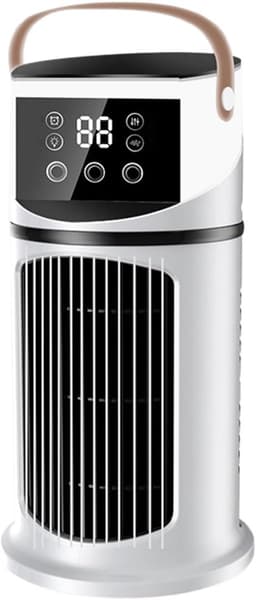 Mini Aircooler 600 ml met 9 Standen – USB Luchtkoeler met Bevochtiging, Verneveling en LED-Verlichting — thumbnail 1