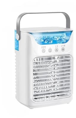 Archi Mini Aircooler - Draagbare USB Luchtkoeler - Met Verneveling - 650 ml Watertank - 3 Ventilatorstanden - Met LED Verlichting — thumbnail 1