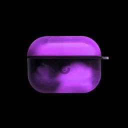 GlowsandGuards - Airpods 1/2 hoesje - Glow in the dark - Inclusief UV lampje om op te lichten - AirPods 1/2 case - Hét satisfying AirPods hoejse - Paars — thumbnail 2