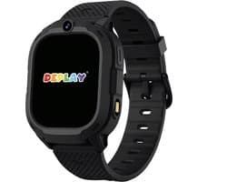 DEPLAY 4G KidsWatch Explorer - GPS Horloge Kind - Smartwatch Kinderen - Kinderhorloge - Smartwatch Kind - Kinder Smartwatch – Zwart