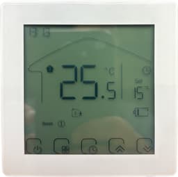 Thermostaat | Wifi | Touchscreen bediening | Inbouwmontage | Programmeerbaar | Tuya Smart Life | Google Home en Alexa | Wit — thumbnail 4