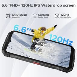 DOOGEE S118 Pro 5G - Robuuste Smartphone - Robuuste Telefoon - 32GB RAM + 512GB ROM (2TB/TF) - 10800 mAh/33W - 6,6 inch 120Hz - 108 MP + 20 MP Nachtzicht - Dual SIM 5G - GPS - NFC - Rood — thumbnail 4