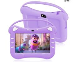 RFWR® 7 Inch Kinder Tablet met Android, WiFi en Bluetooth - Geschikt voor Kinderen van 3 tot 14 Jaar