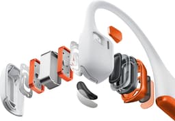 Shokz OpenRun Pro 2 EK Open-ear Sporthoofdtelefoon – Bone Conduction – IP55 water- en zweetbestendigheid – Eliud Kipchoge Edition – Oranje/Wi — thumbnail 5