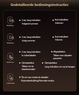 Gloovon® Draadloze Koptelefoon - Active Noise Cancelling (ANC) & Bluetooth 5.3 - 24 Uur Batterijduur - Inklapbaar Over Ear Design - Zilver — thumbnail 3