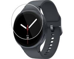 Screenprotector - Geschikt voor Samsung Galaxy Watch 8 (40 mm) - Extra Sterk - Tempered Glass - Gehard Glas - Beschermglas Screen Cover - Bescherm Protector voor Smartwatch