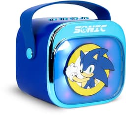 Sonic the Hedgehog - karaoke set voor kinderen - draadloze microfoon en speaker - met lichteffecten - stemvervorming — thumbnail 5