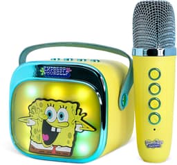 Sponge Bob - karaoke set voor kinderen - draadloze microfoon en speaker - met lichteffecten - stemvervorming — thumbnail 1