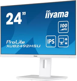iiyama ProLite XUB2492HSU-W6 - 24 inch - Full HD - IPS - USB-Hub (4x) - Verstelbaar - wit — thumbnail 2