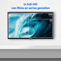 MEDION Full HD TV 59,9 cm (24 inch) (perfect voor camping, camper, vrachtwagen, tuin, 12V auto-adapter, triple tuner, HDMI, USB), MD824000, zwart — thumbnail 6