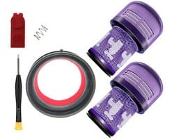 Dyson V12 Reparatie- en Onderhoudsset (Filters, Bovenste Afdichtingsring, Snelontgrendelknop, Plus.Parts® alternatief voor 971517-01)