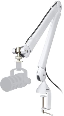 RØDE PSA1+ Studio Arm – Wit – Professionele Microfoonarm met Interne Demping & Kabelmanagement — thumbnail 5