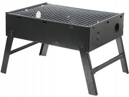 Reisgrill in draagbare opvouwbare Koffer - Houtskool - Barbeque — thumbnail 5