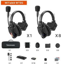 Saramonic WiTalk9 WT9S Headset Draadloos Hoofdband Podium/studio Oplaadhouder Zwart — thumbnail 2