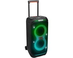 JBL Partybox Stage 320 - Draadloze Bluetooth Party Speaker - Op Wielen - Uitschuifbare Hangreep - LED verlichting - 18 uur - Spatwaterdicht - Zwart
