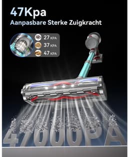 Stofzuiger Draadloos - Steelstofzuiger Snoerloos - Tapijtreiniger — thumbnail 3