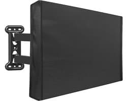 TV-hoes - Compatibel met 40-42" TV - TV hoes voor buiten - 600D Oxford - Outdoor beschermhoes voor televisie - Opvouwbare - Universele - Beschermhoes - Waterdichte - Zwart