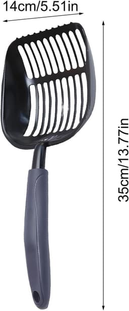 Ash Shovel Fire Pit, Hollow Out Charcoal Scoop, Heat Resistant Metal Shovel Tool, Outdoor Grilling Cleaner for BBQ Grills, Grate, Campfire, Fireplace, Wood Stove, Patio, Backyard — thumbnail 5