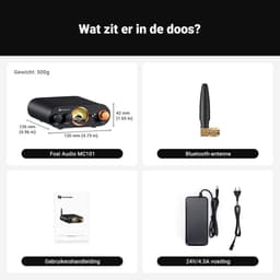RFWR® Bluetooth Stereoversterker Mini Amp met VU Meter voor Passieve Luidsprekers - HiFi Ontvanger — thumbnail 3