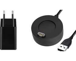 Strap-it USB Oplaadkabel + Adapter 5W – Geschikt voor Garmin Smartwatches – Zwart – Snelladen & Veilig Opladen – Duurzaam & Compact Ontwerp – Universele Compatibiliteit