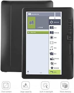 WNHB® E-reader 7 Inch – 16 GB Geheugen – Inclusief Hoes Screenprotector en Oortjes – Geschikt voor Luisterboeken en eBooks – Zwart – Complete Set — thumbnail 1