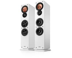 Teufel ULTIMA 40 Mk4 - Allround hifi stereo vloerstaande speakers - 3-kanaals systeem - Kevlar midrange driver met faseplug - wit