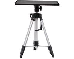 Beamerstandaard Tavien - Projector statief - Projectorstandaard met dienblad - Voor Beamer, Laptop of Presentaties - In Hoogte Verstelbaar en opvouwbaar
