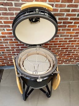 Kamado BBQ 22 Inch Large | Keramische Houtskool BBQ | Divide & Conquer | Incl. Fiberglass Afdichting — thumbnail 2