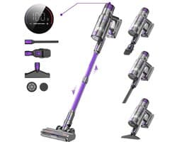 Draadloze Stofzuiger met 40000Pa Zuigkracht en 60 Minuten Looptijd