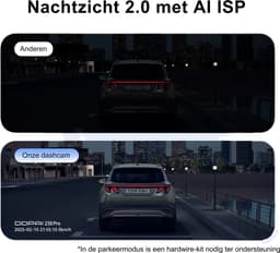 Rolu Dashcam – Dashcam Voor Auto – Parkeermodus - 4K HDR – Nachtzicht – 64GB Opslag – 3840 x 2160 Resolutie — thumbnail 5