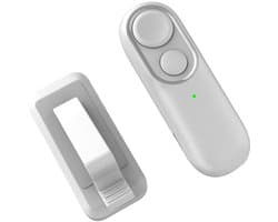 Afstandsbediening, geschikt voor Kindle Paperwhite, Colorsoft, Oasis, Scribe, iPad, tablets en e-readers, draagbare afstandsbediening, radiofrequentie-afstandsbediening, kan automatisch pagina's omslaan, pagina-omslagapparaat, witte uitvoering 2