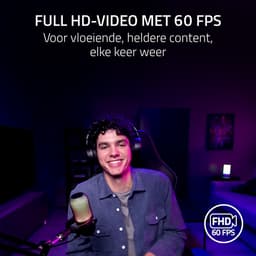 Razer Kiyo V2 X - Webcam - 60FPS - Ingebouwde Microfoon - Auto-Focus - 1440p - Groothoeklens - Zwart — thumbnail 5