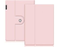 360° Draaibare Hoes met Penhouder voor 11,8 inch E-Reader, Automatische Wek/Slaapfunctie - Roségoud