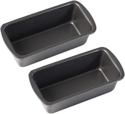 Cosensi - Kleine Broodvorm Set van 2 stuks - Roestvrijstalen, Antiaanbaklaag - Voor Oven en Airfryer - 19 x 9 x 6 cm - Geschikt voor Ninja AF300UK AF400UK — thumbnail 9