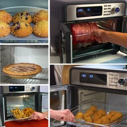 Multifunctionele Heteluchtoven en Frituur met Draaispies en LCD-Scherm — thumbnail 3