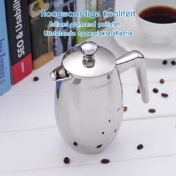 Stainless Steel Franse Pers Koffiemaker 700ml – Dubbelwandig Geïsoleerd — thumbnail 5