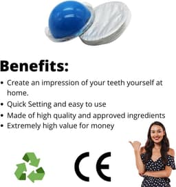 Hydrofiele Siliconen Putty voor Tandheelkundige Impressie 2 Stuks — thumbnail 4
